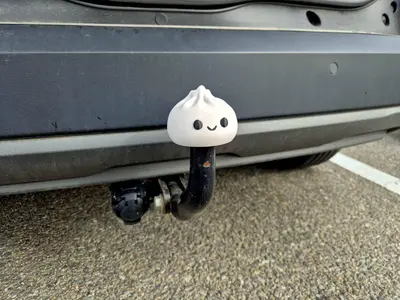 Bao bun dumpling Hitch Ball cover
