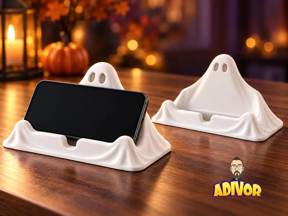 Ghost Phone Stand | Halloween Desk Holder