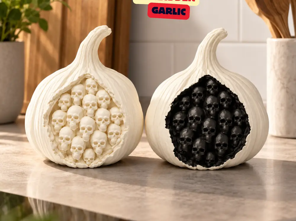 FORBIDDEN GARLIC / HALLOWEEN DECOR / MODERN DESIGN / MODERN DESIGN / AUTUMN DECOR
