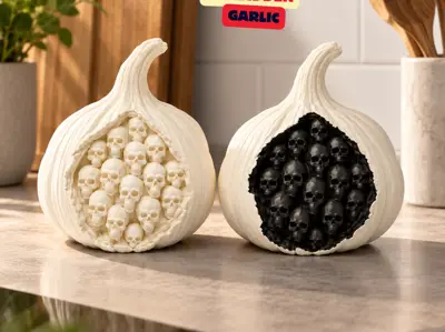 FORBIDDEN GARLIC / HALLOWEEN DECOR / MODERN DESIGN / MODERN DESIGN / AUTUMN DECOR