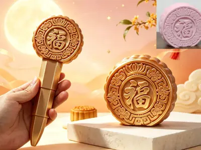 福气月饼伸缩剑