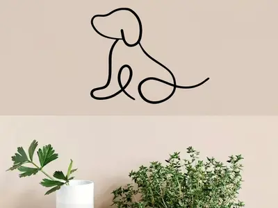 Artistic Dog – Wall Decoration