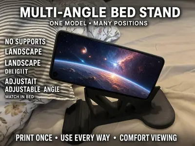 Multi-Angle Bed Phone Stand