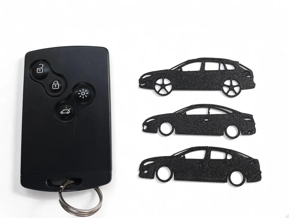 Car-shaped keychains Renault Laguna III