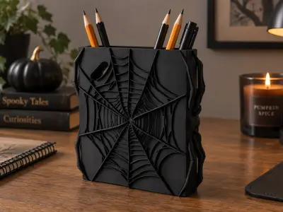 Spiderweb Secret Box – Gothic Halloween Storage