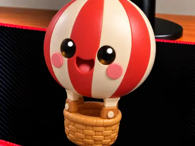 Chibi Hot Air Balloon Figure