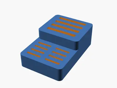 SD + microSD Card Desk Holder (4 SD / 8 microSD)