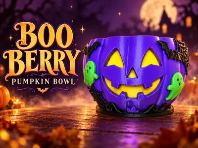 Boo Berry Pumpkin Bowl
