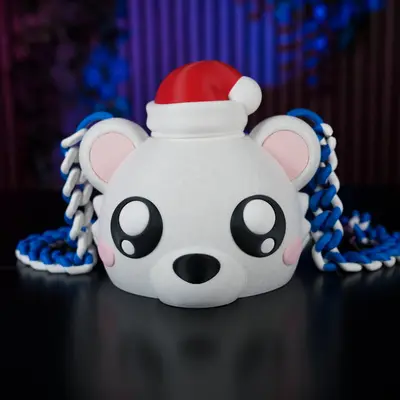 Christmas Teddy Bear Bag