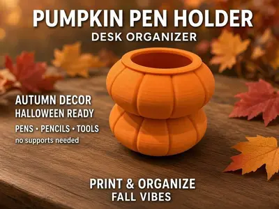PUMPKIN PEN HOLDER