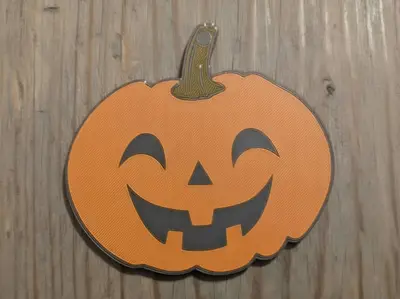 Pumpkin halloween keychain