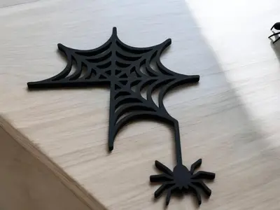 Halloween decor door corner