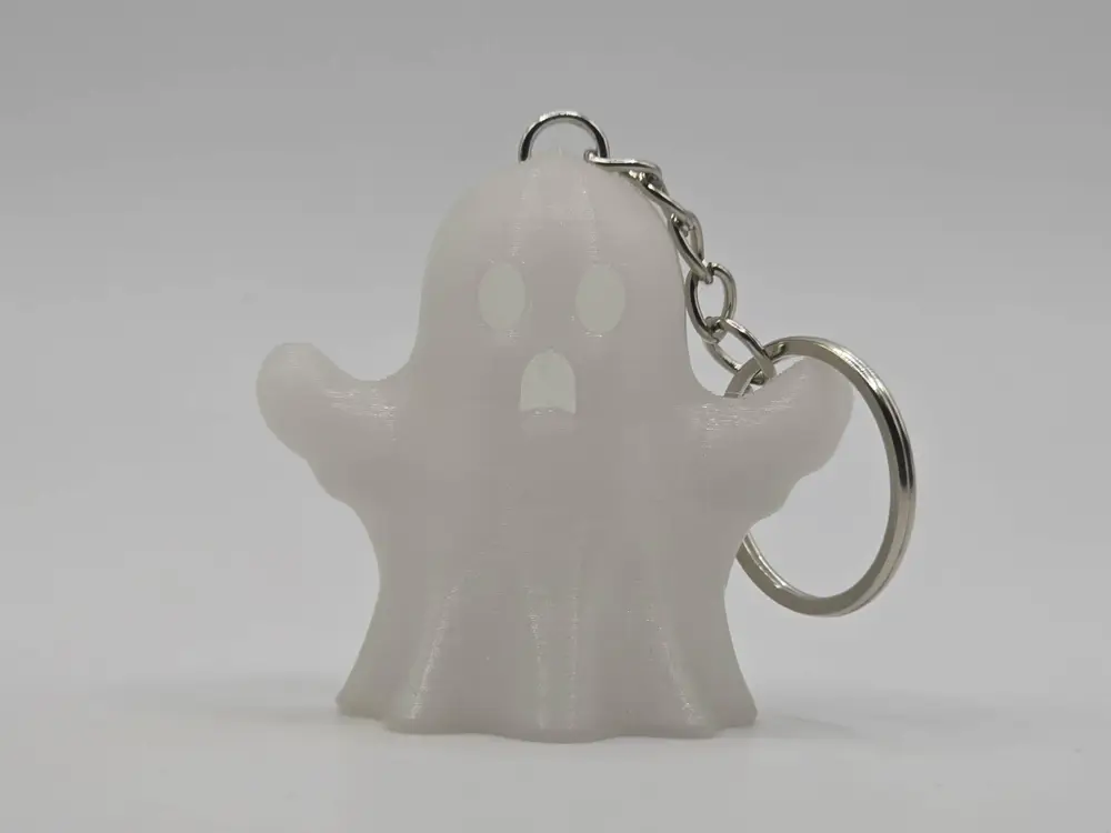 Absolutely Terrifying Ghost Keychain (Remix)
