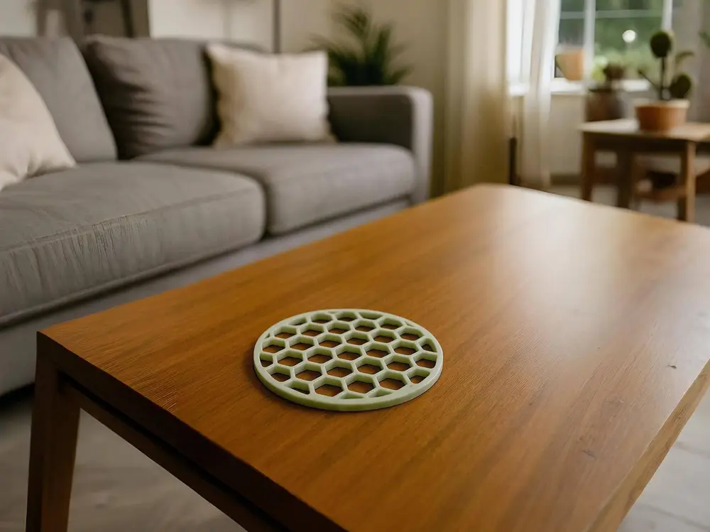 Honeycomb Pattern Coaster