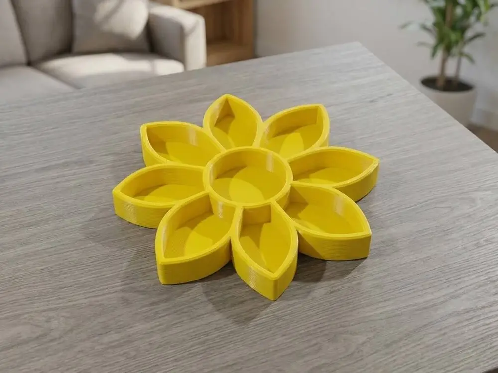 Flower Shaped Snack Tray