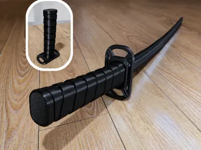 Katana Sword (Print in Place)