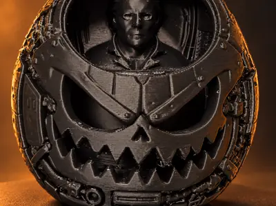 Cyberpunk Halloween Michael Meyers
