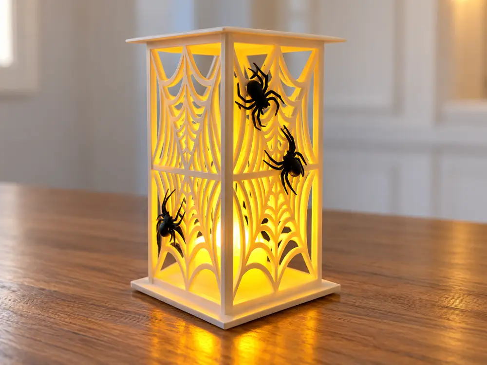 Spider Web Lantern – 3D Model