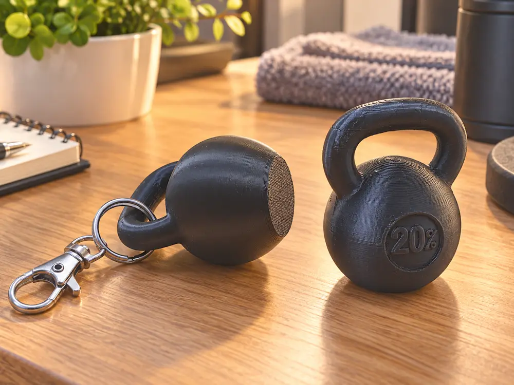 Kettlebell Keychain