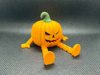Flexi Jack O’Lantern / Halloween Pumpkin Buddy (articulated)