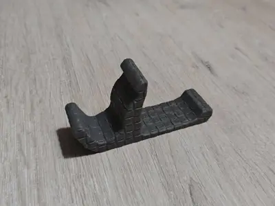 Simply phone or tablet stand couch texture
