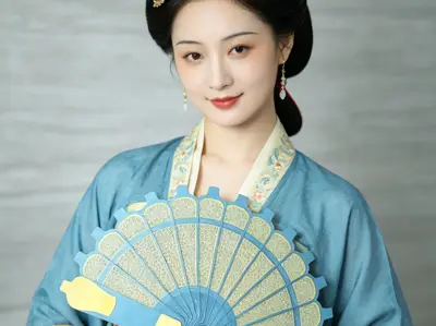 回纹玲珑扇