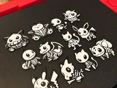 Pokémon Halloween Keychains