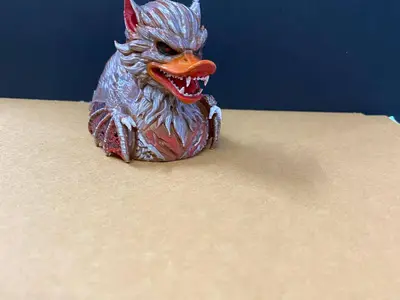 Halloween wolf-duck