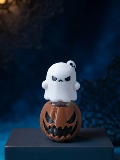 Ghost Pumpkin Clicker – Halloween Fidget Toy