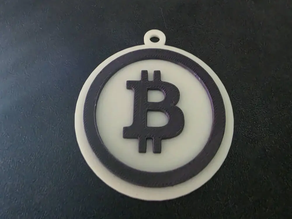 The CryptoClick: Bitcoin Emblem Keyring 🪙🚀