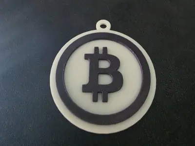The CryptoClick: Bitcoin Emblem Keyring 🪙🚀