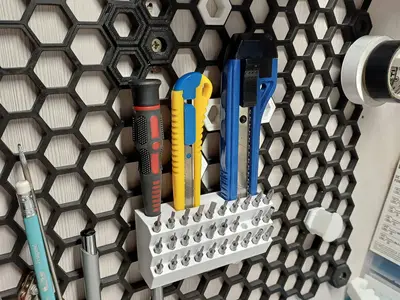 HSW 10 x bit, screwdriver and knife holder