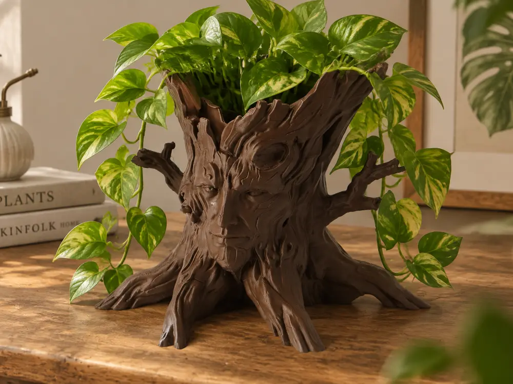 Ancient Tree Planter – Forest Spirit Flower Pot