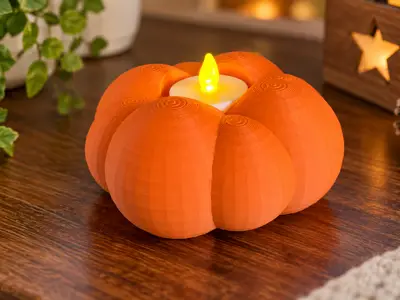 Pumpkin Candle Holder