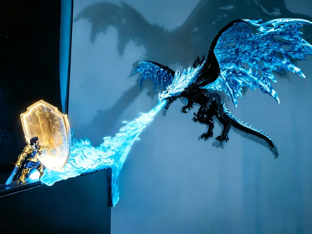 Shield Warrior vs Dragon Flame — Monitor Buddy