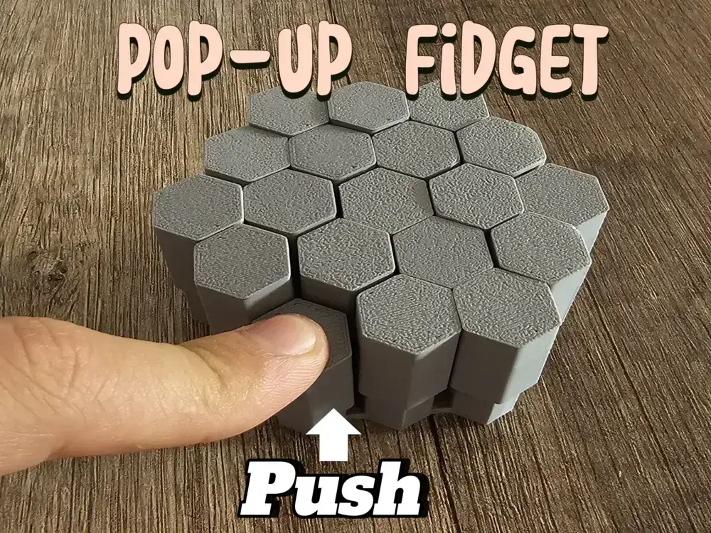 Hexagon Pop-Up Fidget