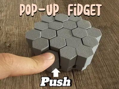 Hexagon Pop-Up Fidget