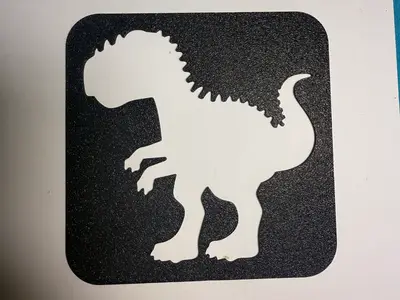 Tyrannosaurus Rex Draw Template