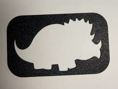Triceratops Draw Template