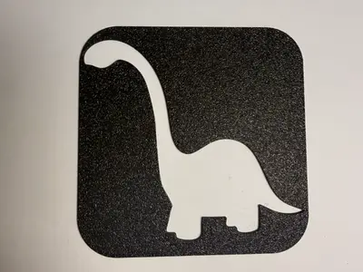 Brontosaurus Draw Template
