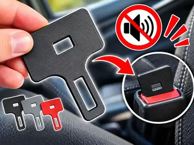Seat Belt Buckle Insert / Warning Stopper