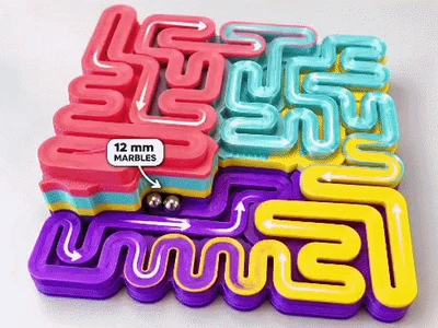 Marble run TRACK 3.5m (up to 12mm ball)
