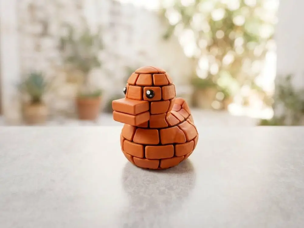 Brick Duck, Bricked Duck, Cruise Car Duck