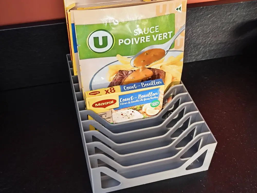 Organisateur de sachet de sauce et bouillon