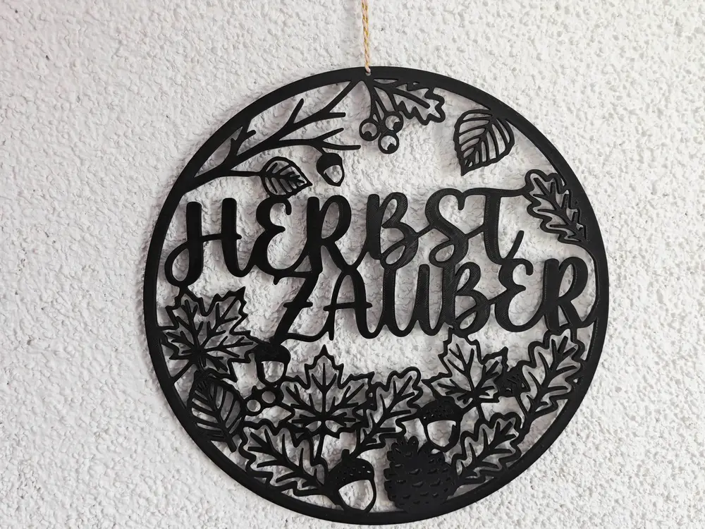 Herbstzauber Türschild Herbst
