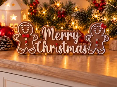Gingerbread Merry Christmas