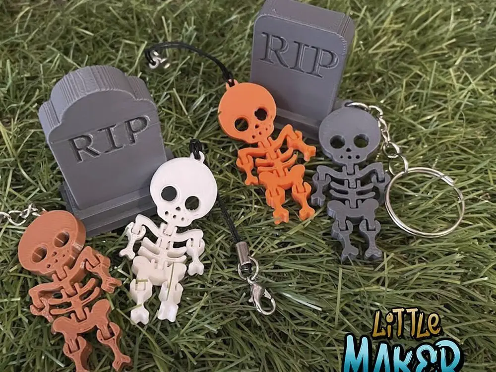 Flexi Skeleton - Skeleton Keychain