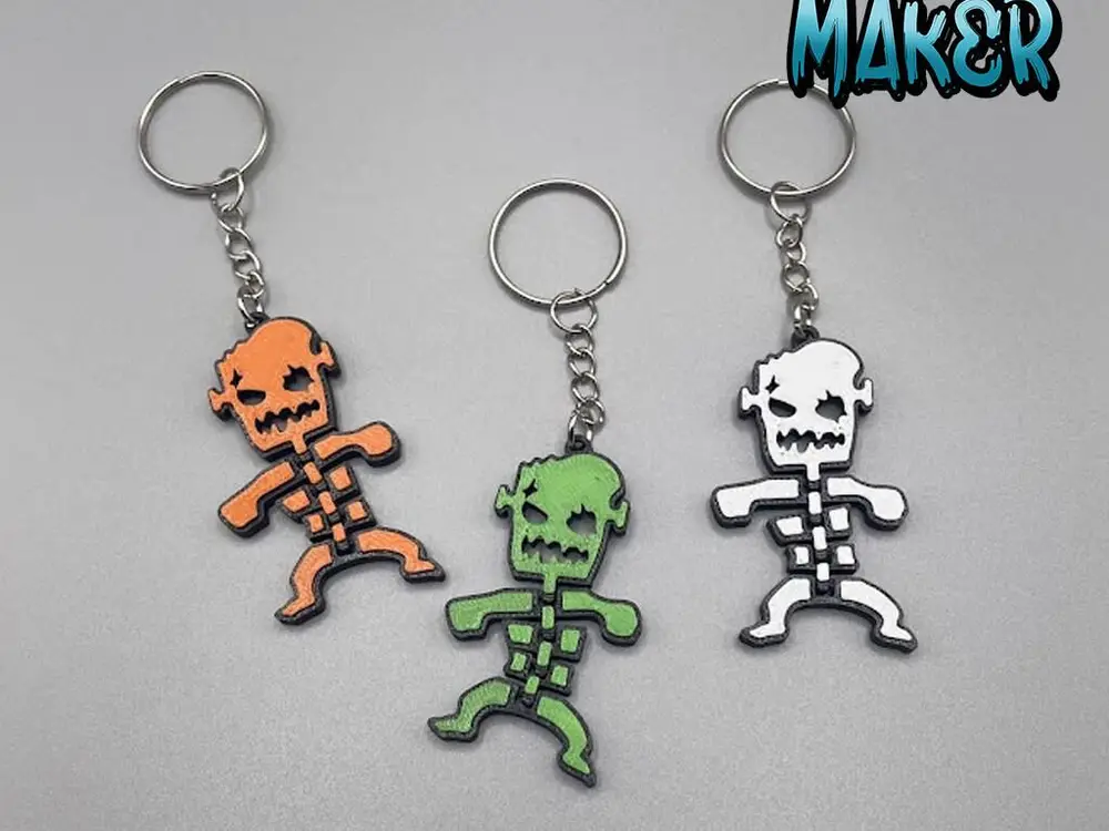 Flexi Frankie keychain