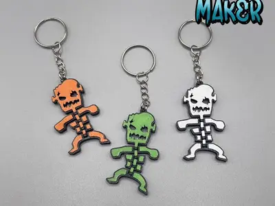 Flexi Frankie keychain