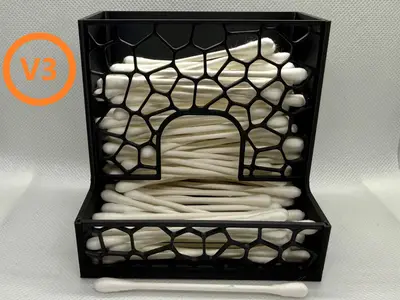 Voronoi Q-Tips dispenser V3 (Third version)
